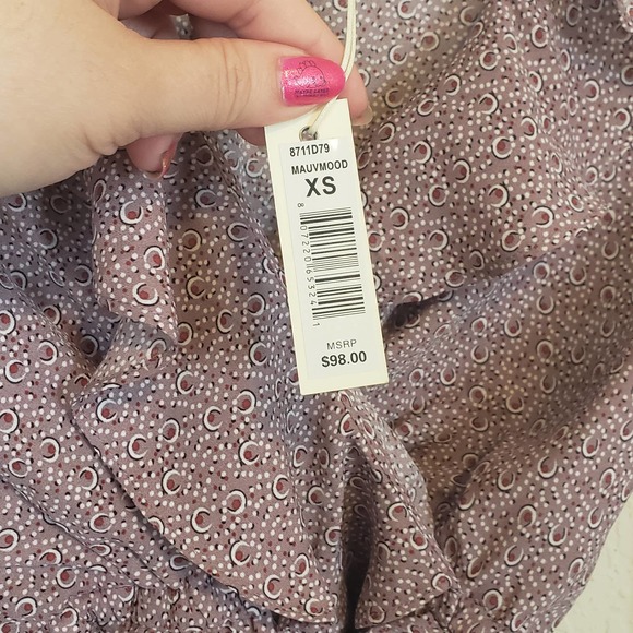 Max Studio Ruffle Front Faux Wrap Top - Picture 7 of 11